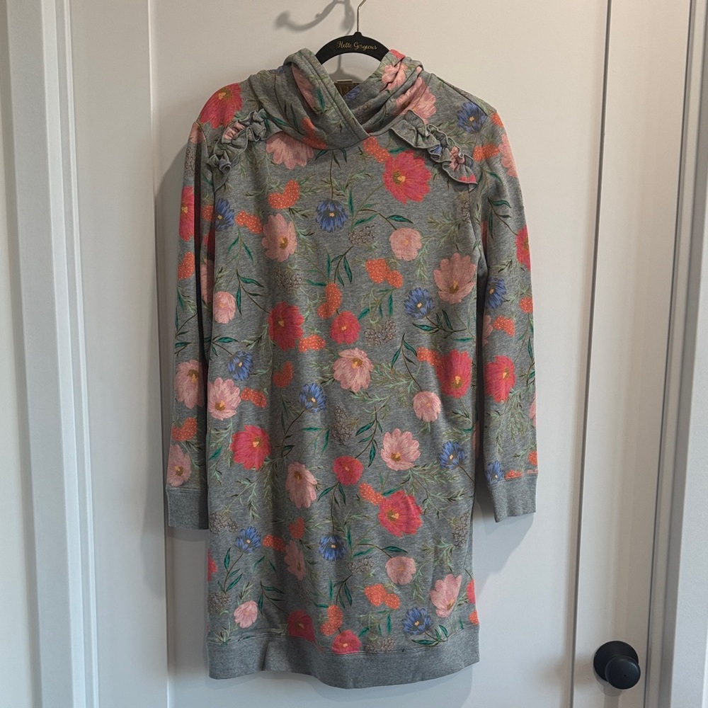 kate spade Gray Floral Midi Dress